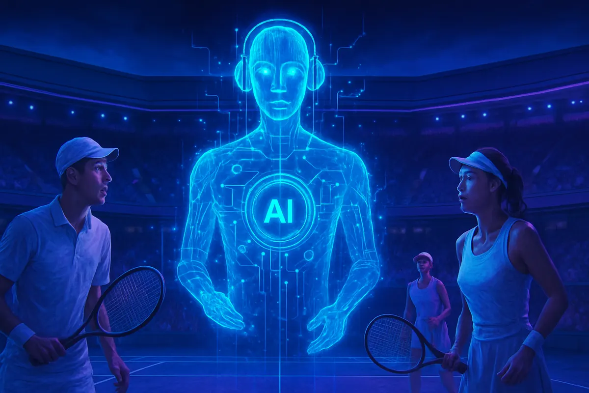 Balle de tennis près d’une ligne sur gazon, sous le regard des caméras d’arbitrage électronique.