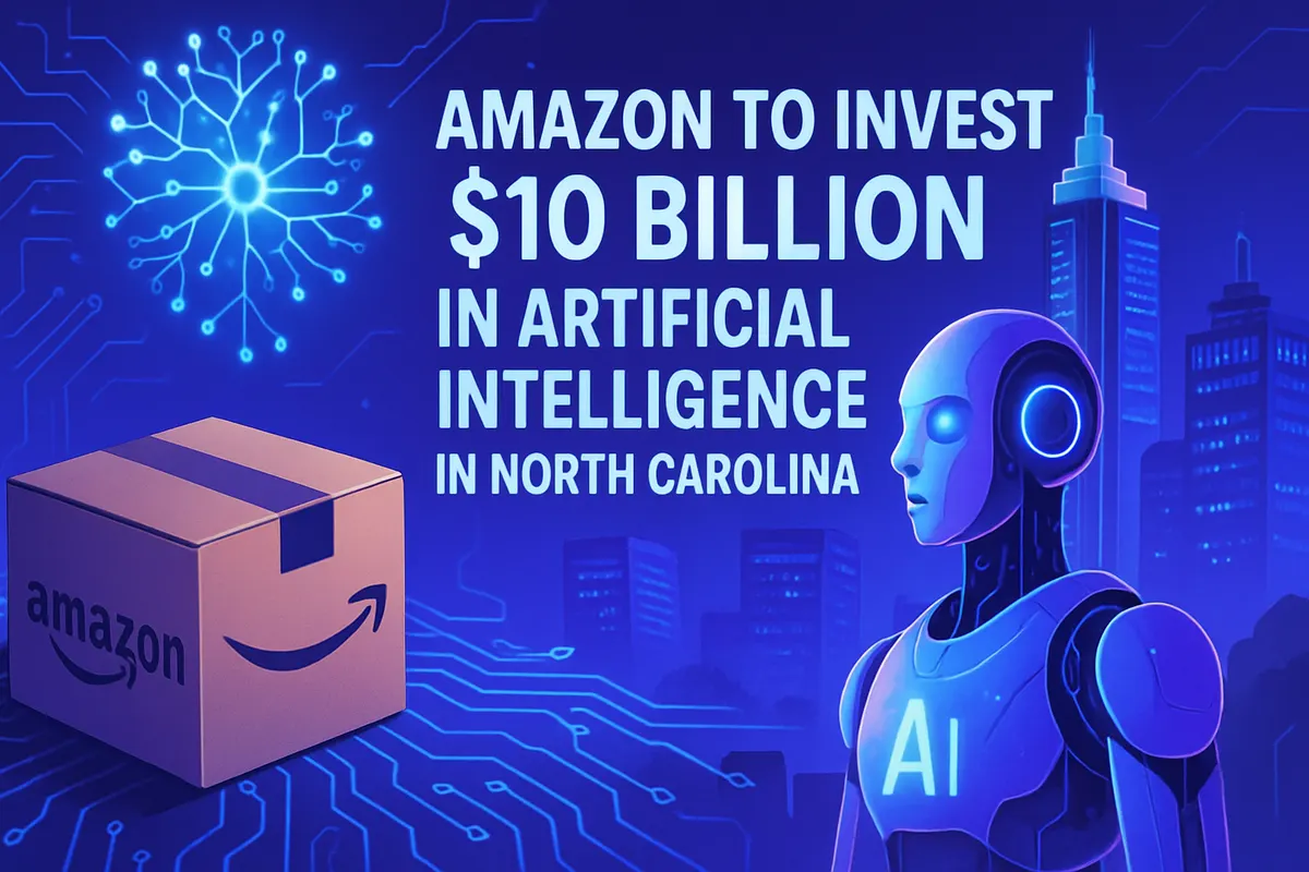Chantier d’un centre de données destiné au cloud et à l’intelligence artificielle en Caroline du Nord
