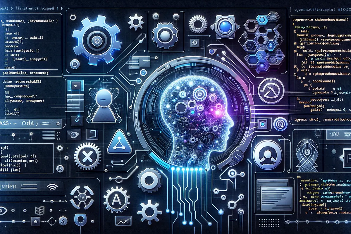 Développeur contrôlant une génération de code d’IA validée pour Python, SQL, molécules et robotique