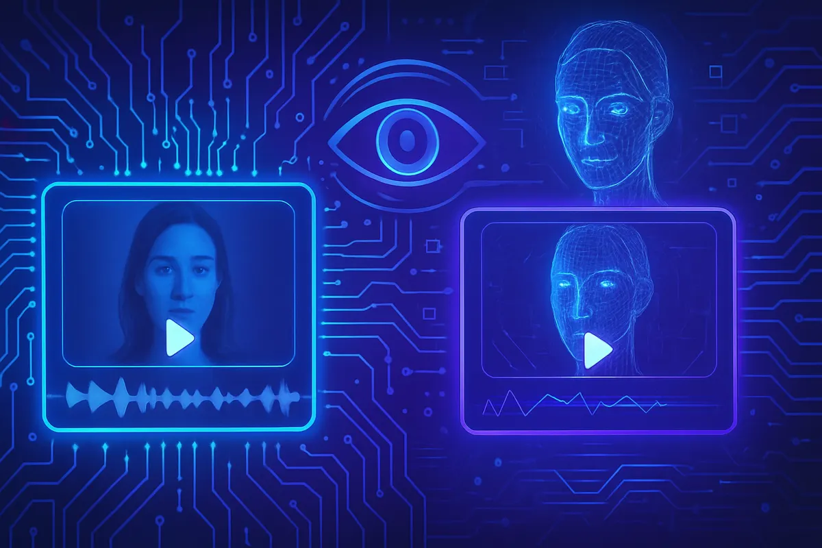 Une personne compare une vidéo virale à plusieurs sources pour vérifier si les images sont authentiques.
