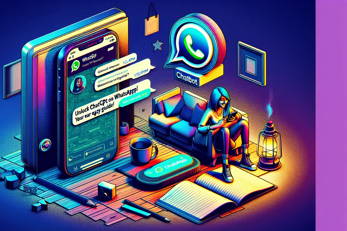Une personne échange avec un assistant d’intelligence artificielle dans une conversation sur son smartphone.