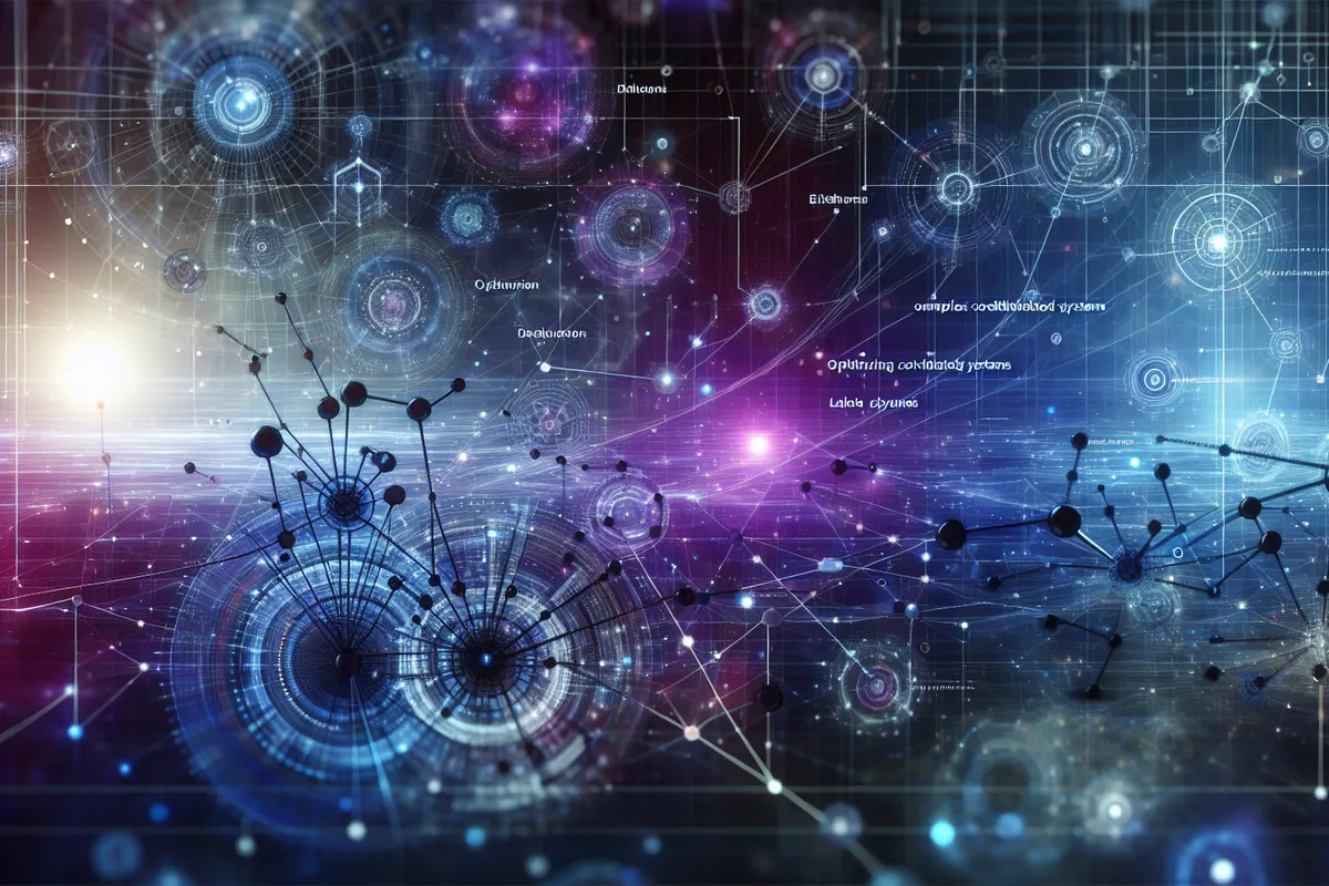 Schéma reliant un modèle d’IA, des GPU, la mémoire et des systèmes coordonnés complexes.