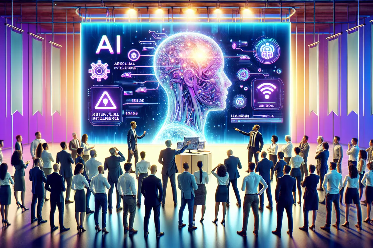 Analyste en cybersécurité examinant des alertes avec l’aide d’une interface d’IA générative intégrée.