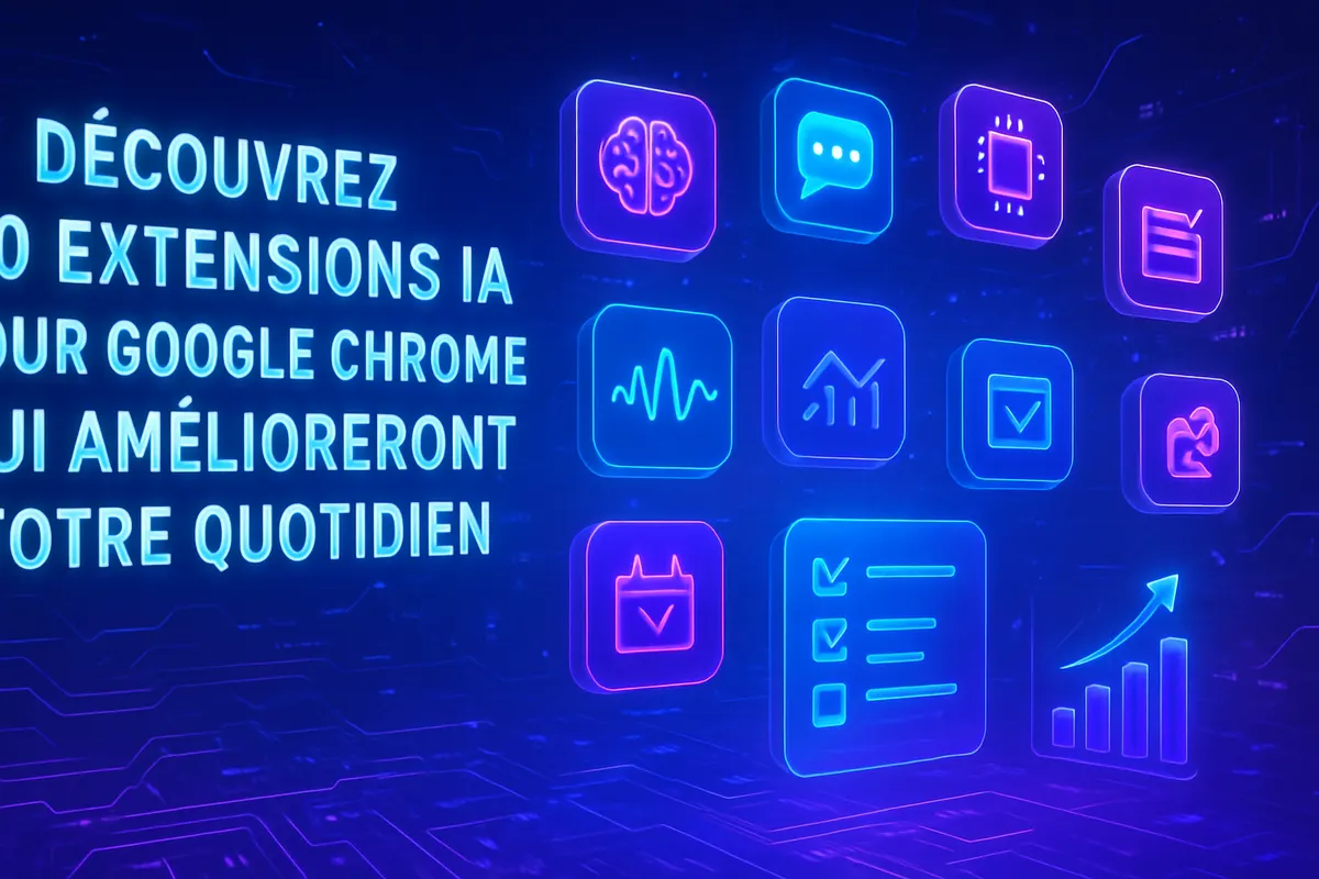 Ordinateur affichant un article web, un assistant IA latéral et des outils de rédaction et de sécurité.