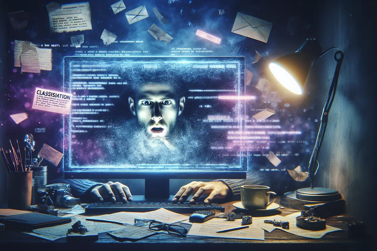 Un analyste examine une base de données exposée avec des conversations et des clés API.
