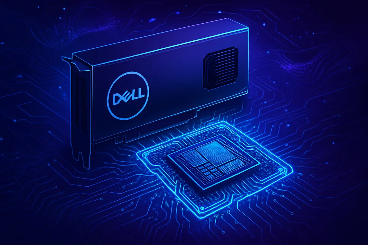 Racks de serveurs d’IA haute densité reliés à des circuits de refroidissement liquide dans un centre de données.