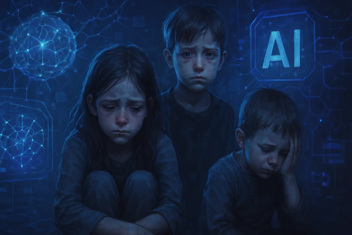 Une analyste de la protection de l’enfance examine des alertes sur plusieurs écrans sécurisés.