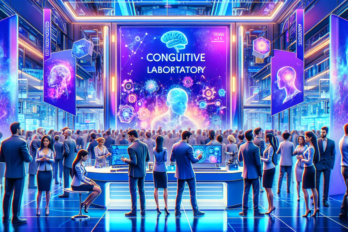 Chercheurs analysant une cartographie de réseau de télécommunications dans un laboratoire d’intelligence artificielle