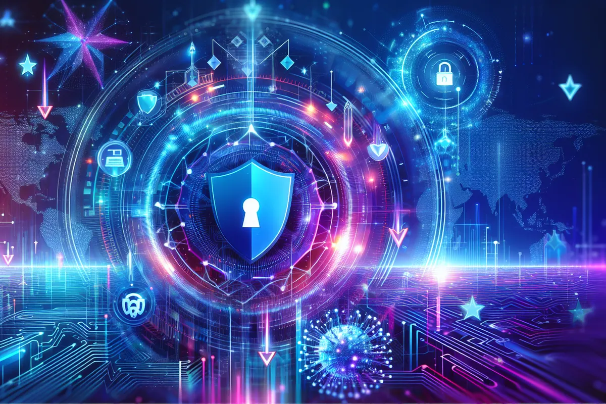 Une équipe de start-up analyse des alertes de cybersécurité sur plusieurs écrans en salle de travail.