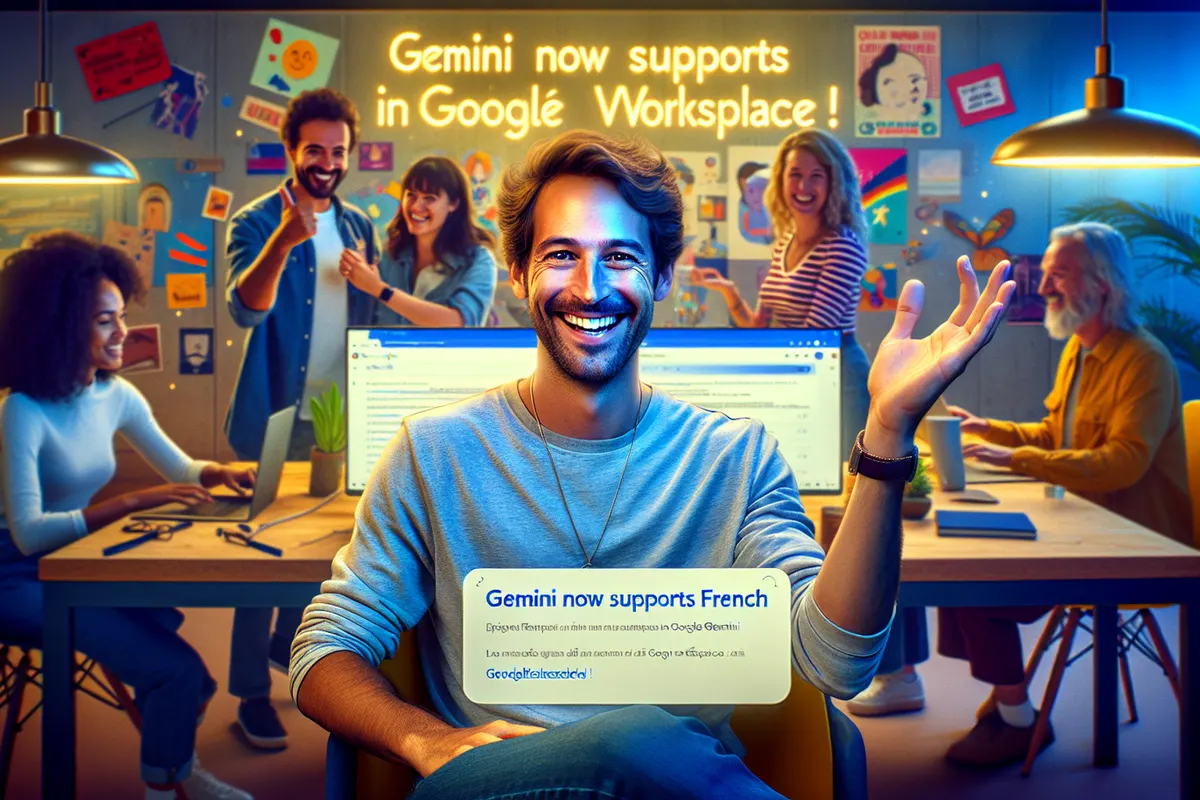 Une salariée utilise un assistant d’IA dans ses courriels, documents, tableurs et fichiers professionnels.