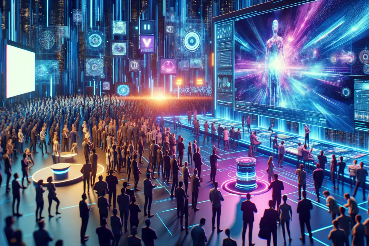 Poste de création montrant des références visuelles et des images générées par intelligence artificielle.