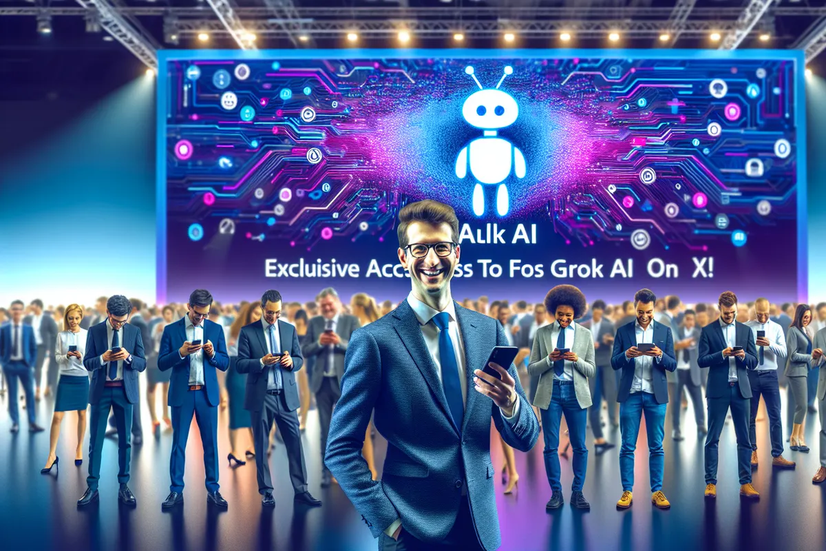 Une utilisatrice consulte un chatbot IA sur son téléphone au sein d’un flux de réseau social.