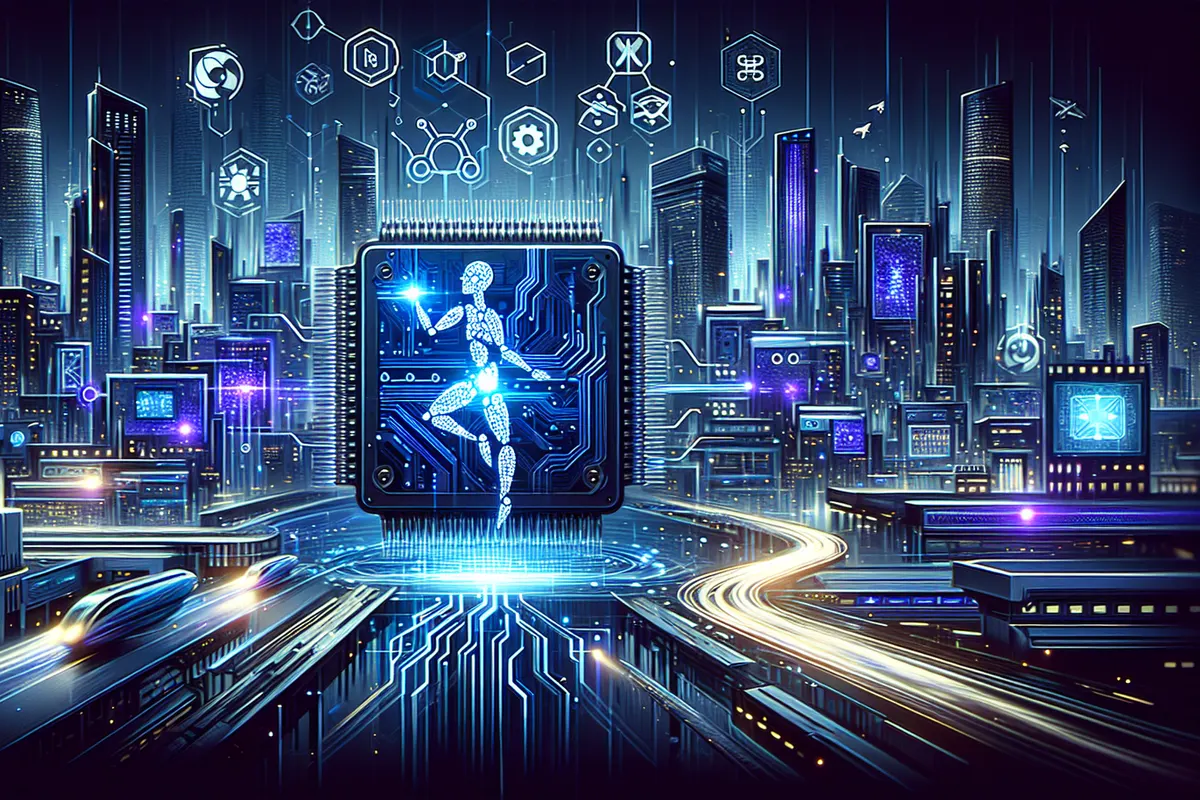Une puce d’intelligence artificielle installée dans un serveur de centre de données chinois