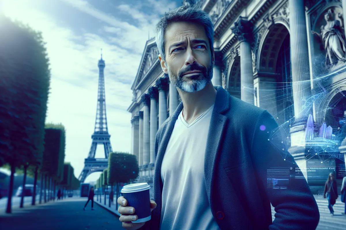 Des délégations arrivent à un sommet international consacré à l’intelligence artificielle à Paris.