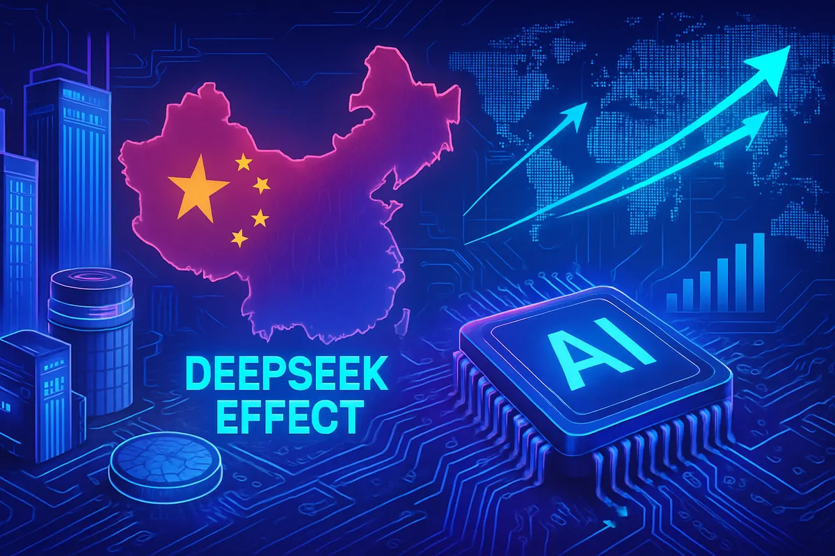 Ingénieurs dans un centre de recherche sur les puces et l’intelligence artificielle en Chine
