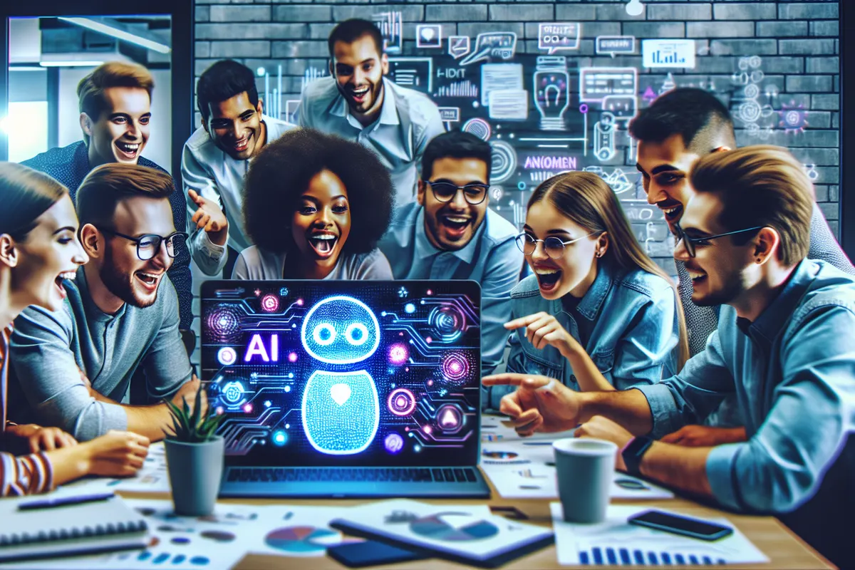 Une analyste supervise un agent IA qui automatise plusieurs tâches dans des interfaces web professionnelles.