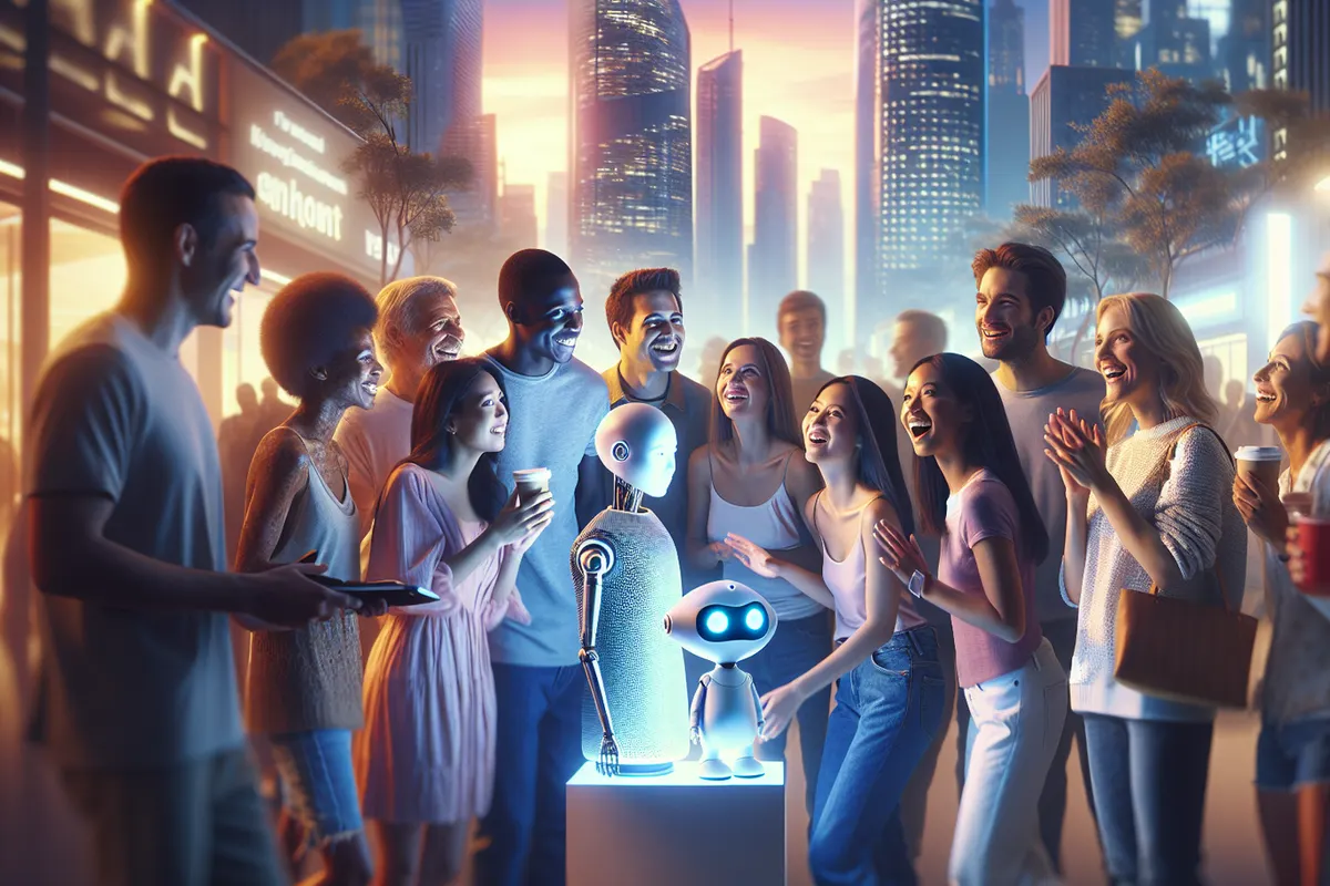 Une famille confronte une publicité générée par IA à la réalité décevante d’un événement peu décoré.