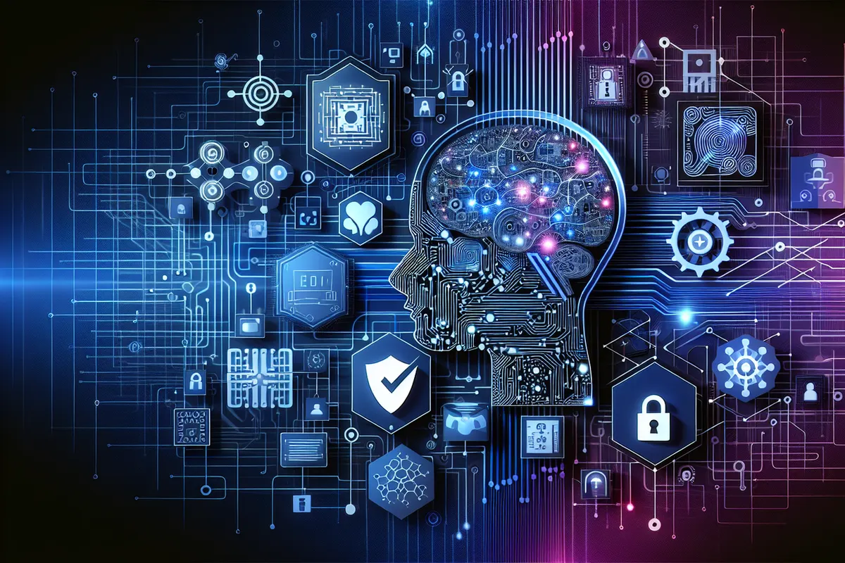 Conseillère analysant des demandes clients triées par une interface d’intelligence artificielle sécurisée.