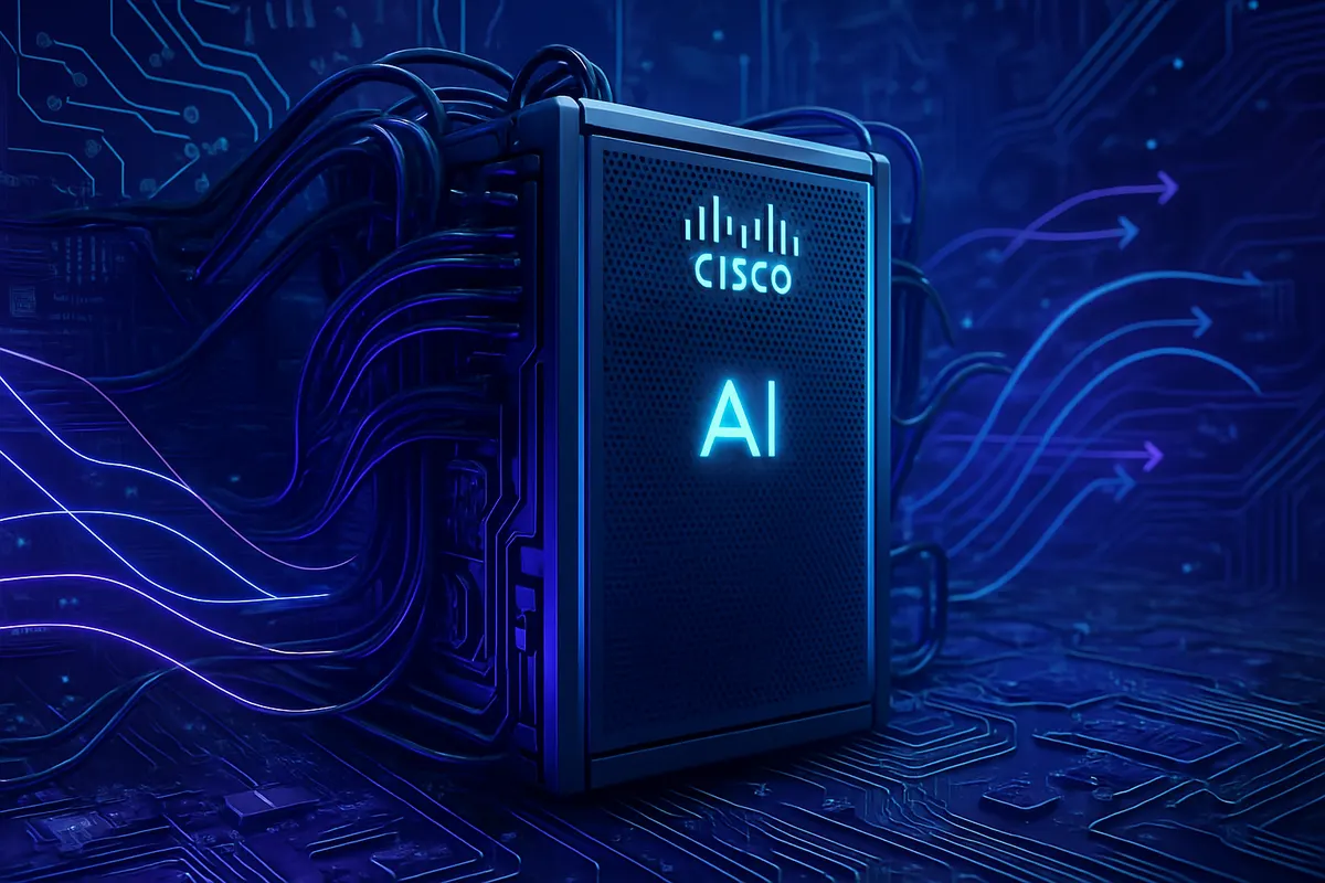 Routeur haute capacité reliant des clusters de GPU dans un vaste data center dédié à l’intelligence artificielle