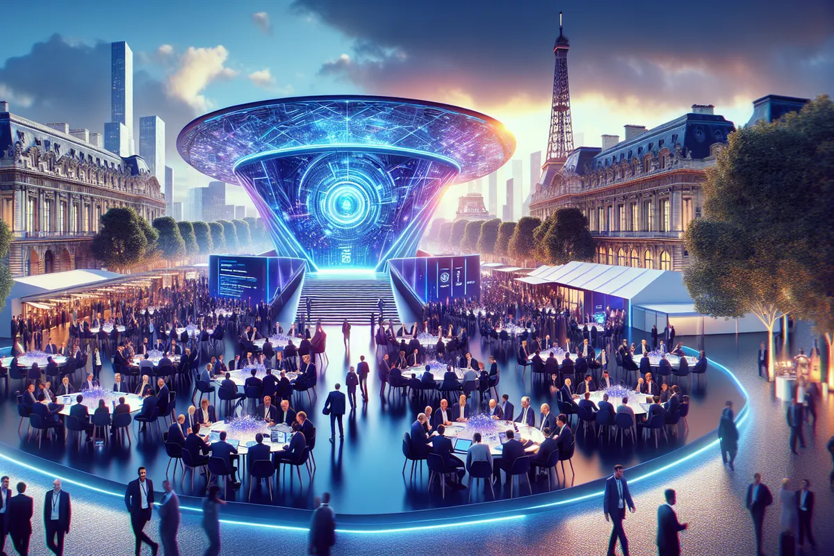 Délégations internationales réunies à Paris pour débattre de la gouvernance de l’intelligence artificielle.