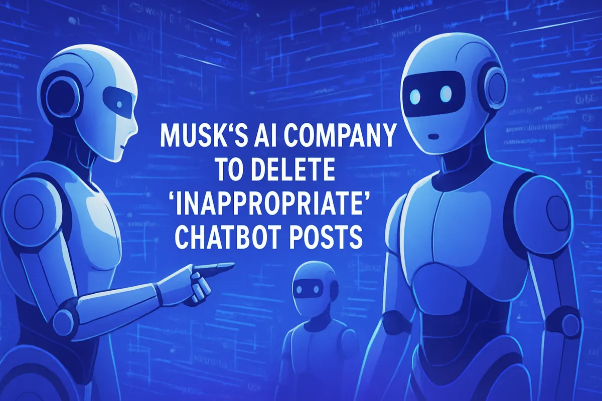 Des analystes examinent les réponses d’un chatbot avant leur publication sur un réseau social.