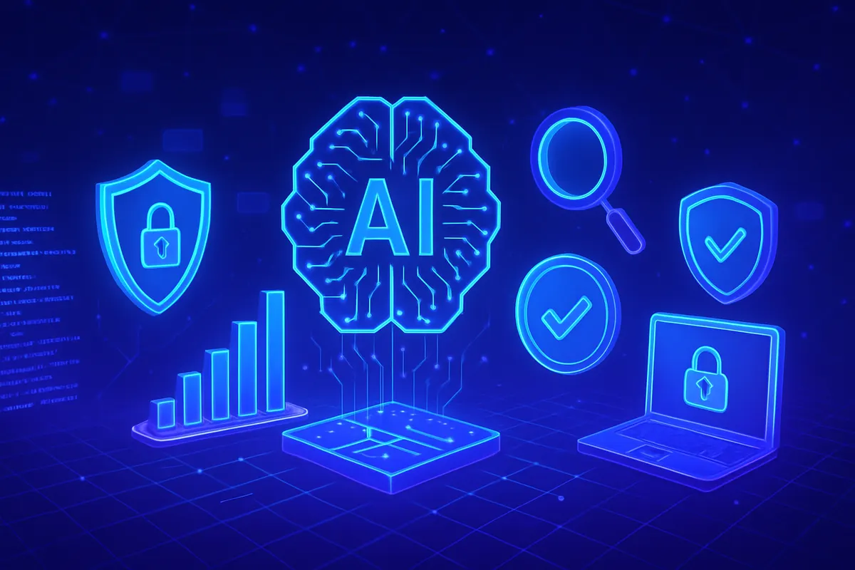 Équipe de cybersécurité analysant le code, les API et les risques d’une application d’IA générative.