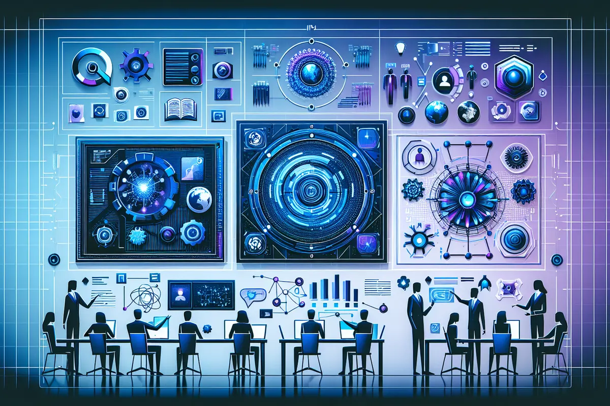 Des salariés suivent un atelier pratique sur l’usage responsable de l’intelligence artificielle générative en entreprise.