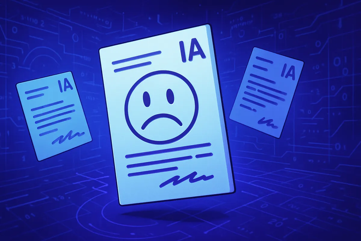 Lycéen relisant une lettre de motivation sur ordinateur avec des notes personnelles pour Parcoursup