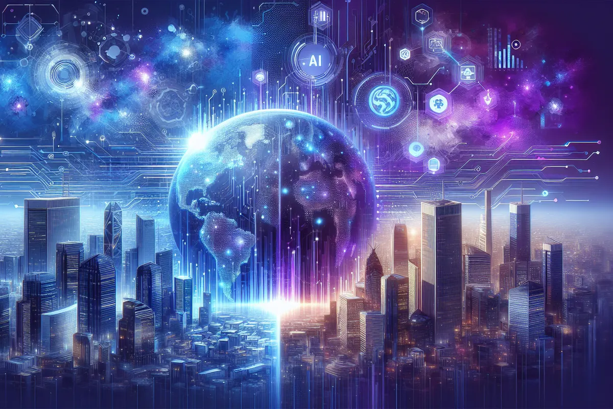 Des professionnels européens travaillent sur des projets d’intelligence artificielle dans un centre d’innovation.