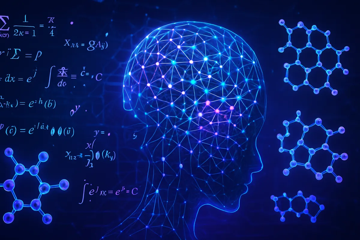 Des chercheurs analysent des structures moléculaires et des matériaux grâce à des simulations assistées par IA.