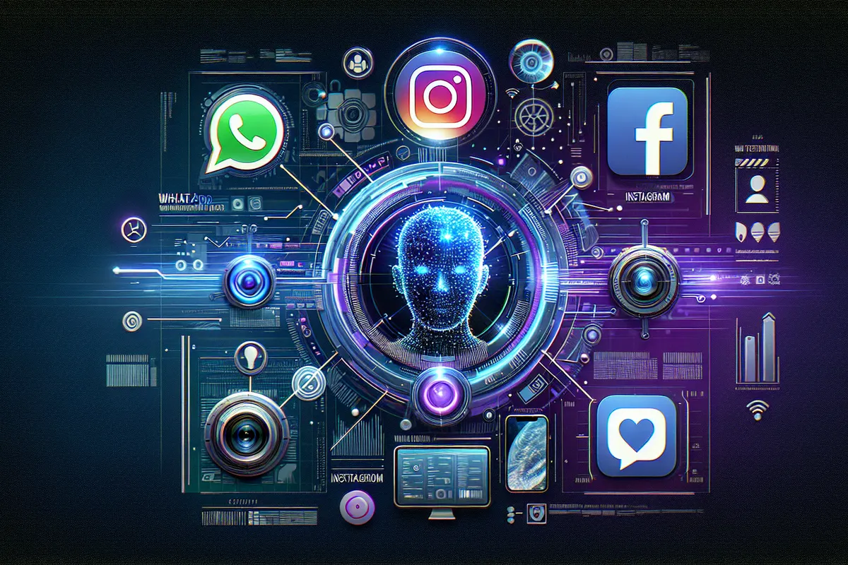 Une personne utilise un assistant d’intelligence artificielle dans une messagerie sur son smartphone.