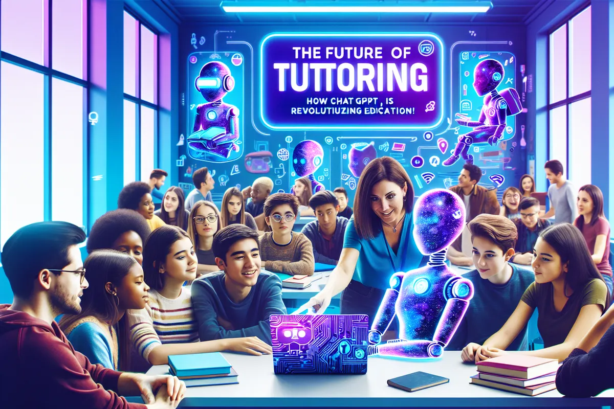 Élève de seconde utilisant un tuteur numérique, tandis qu’un enseignant suit sa progression en classe.