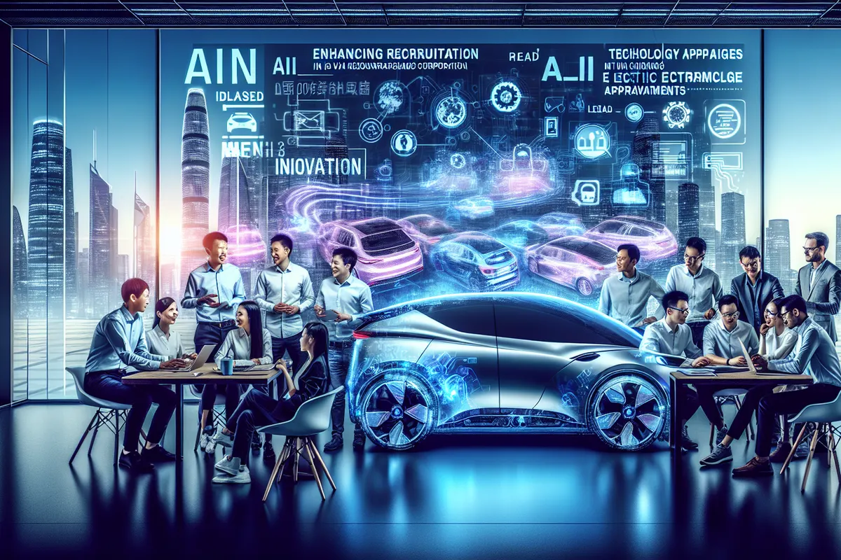 Des ingénieurs testent les systèmes d’intelligence artificielle embarqués dans un prototype de voiture électrique.