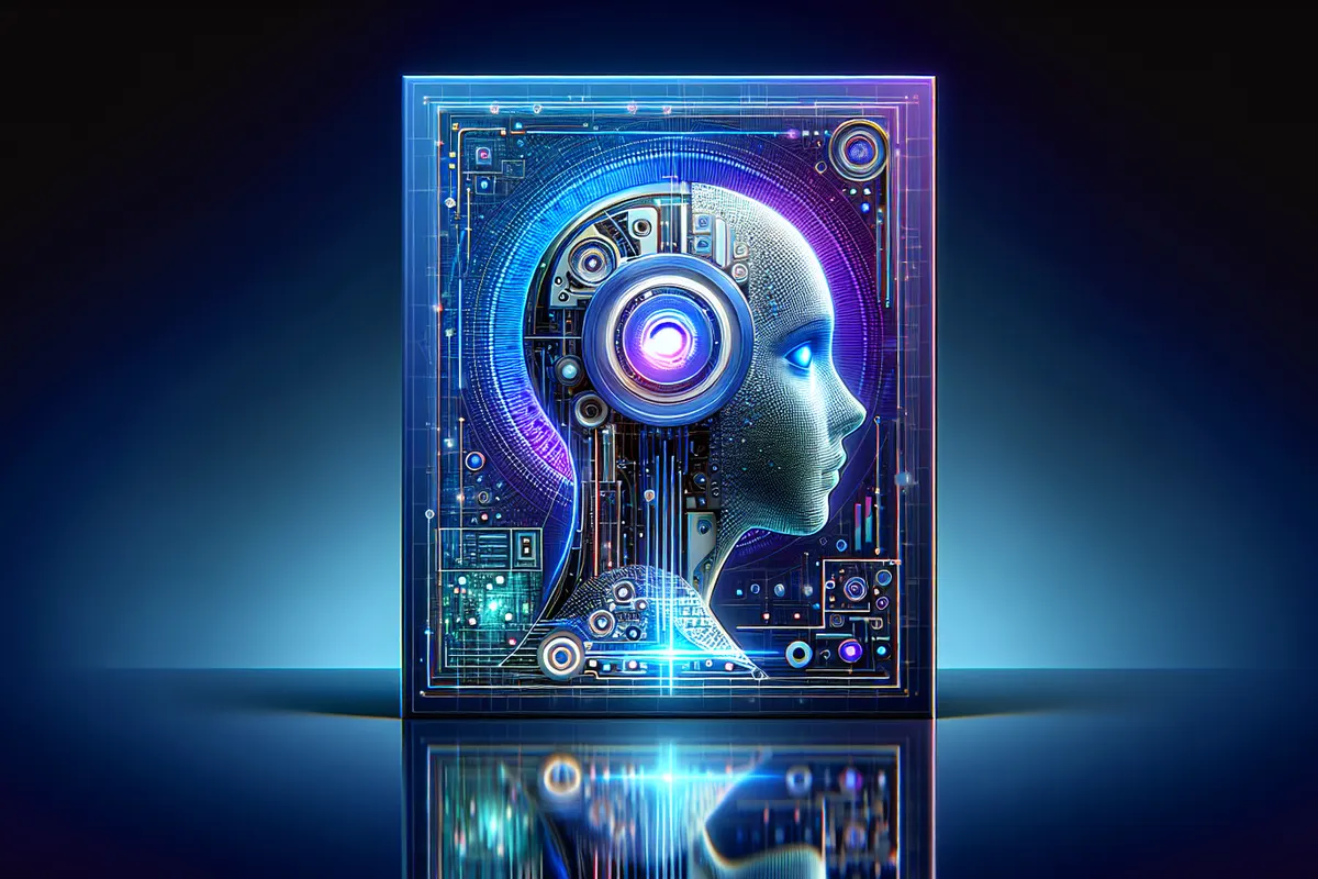 Une personne échange avec un assistant d’intelligence artificielle sur un écran d’ordinateur, dans un espace de travail.
