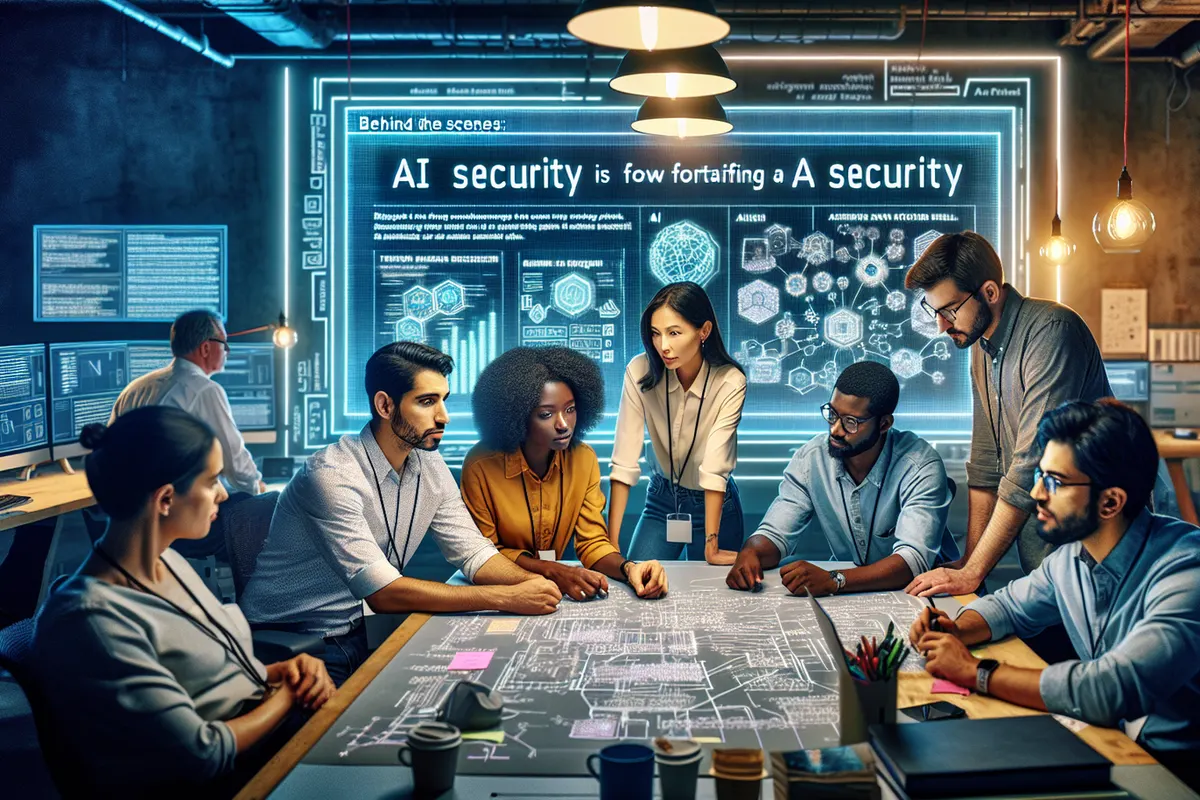 Une équipe d’experts analyse des scénarios de test pour repérer les failles d’un système d’intelligence artificielle.