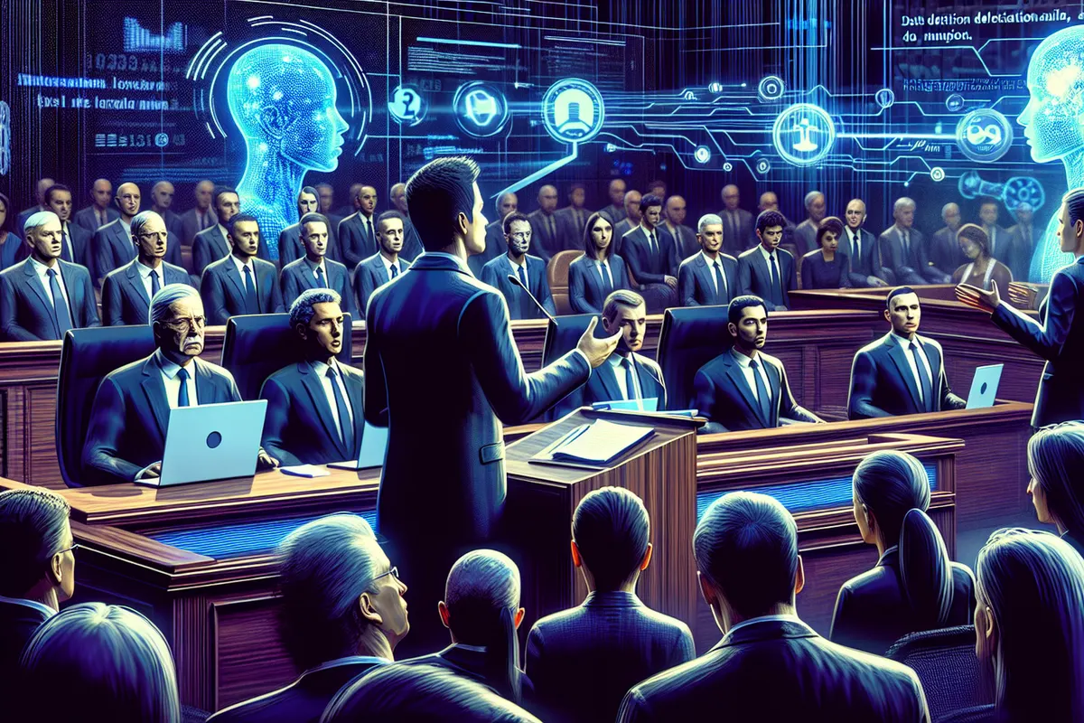 Une rédaction d’agence de presse et des dossiers judiciaires illustrant le litige entre ANI et OpenAI en Inde