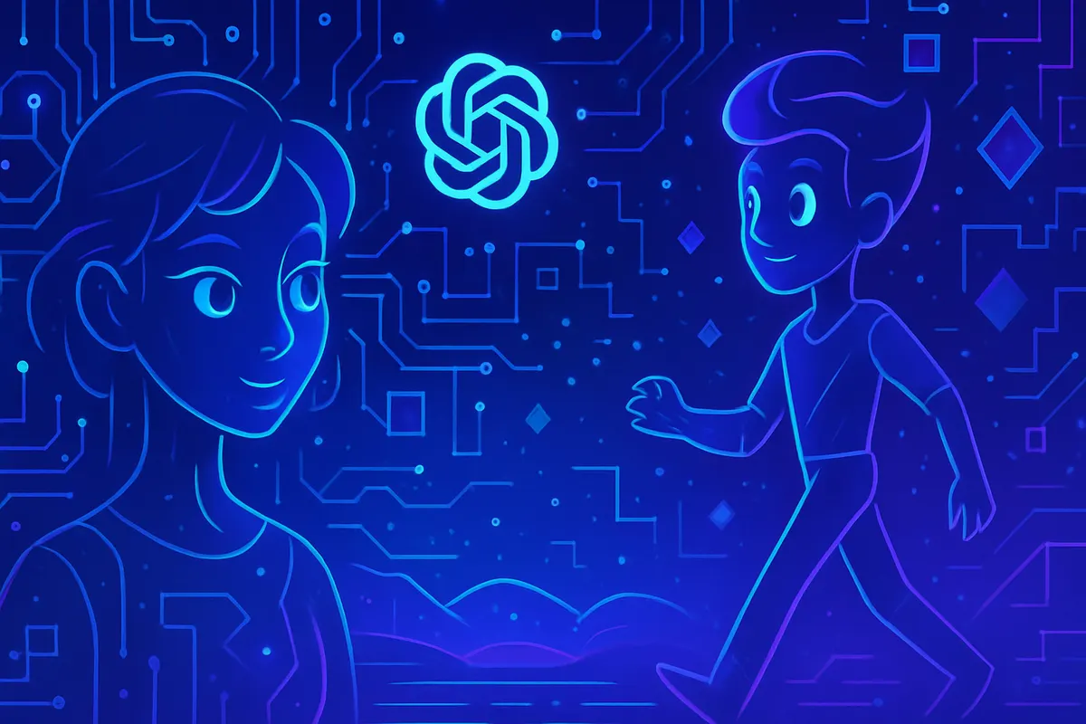 Des artistes préparent un film d’animation de créatures forestières avec des outils numériques d’IA.