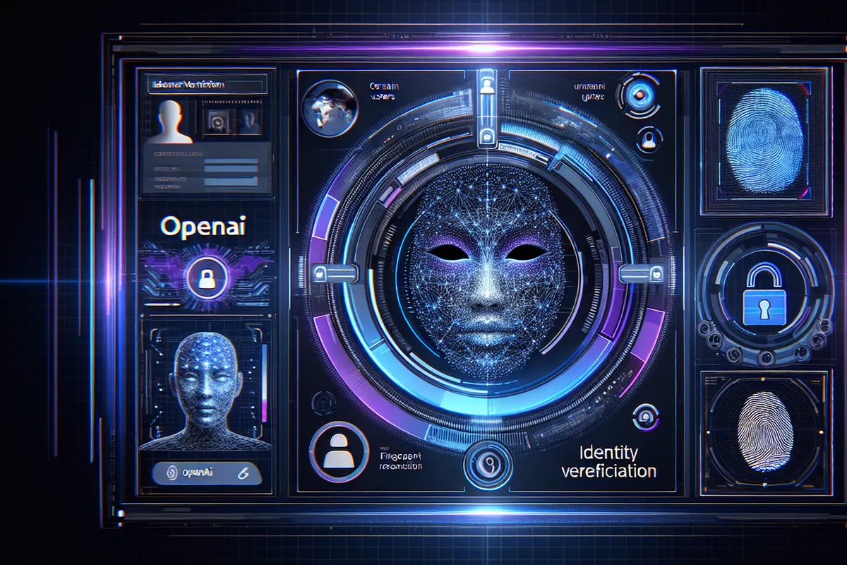 Développeur vérifiant l’accès sécurisé d’une organisation à une interface d’intelligence artificielle.