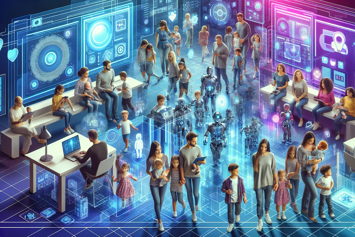 Des enfants trient des cartes et donnent des consignes lors d’un atelier ludique sur l’intelligence artificielle.