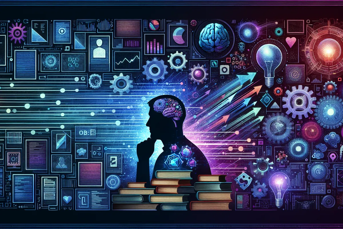 Une équipe conçoit une application avec un flux visuel et échange entre expertise métier et technique.