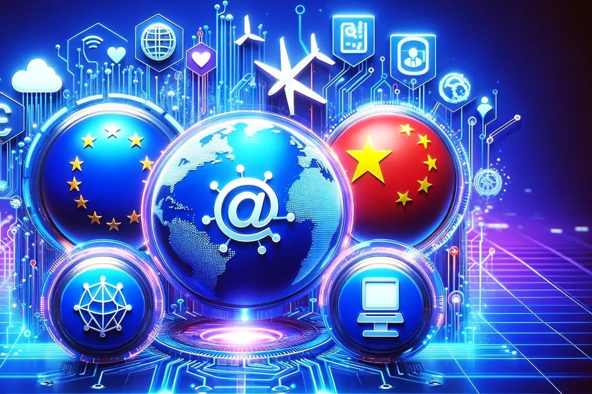 Responsables et experts réunis autour d’une table pour débattre de règles internationales sur l’intelligence artificielle