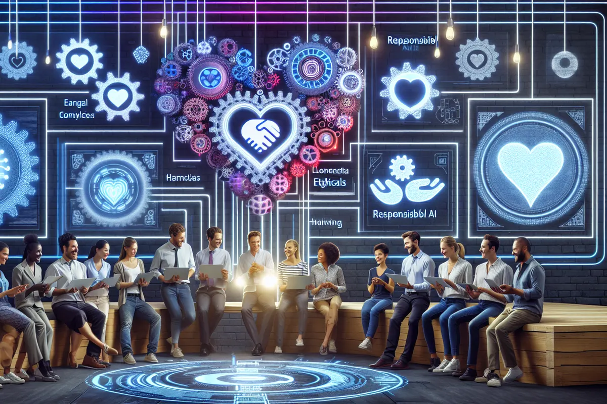 Étudiants, chercheurs et citoyens discutent des enjeux éthiques d’un système d’intelligence artificielle.