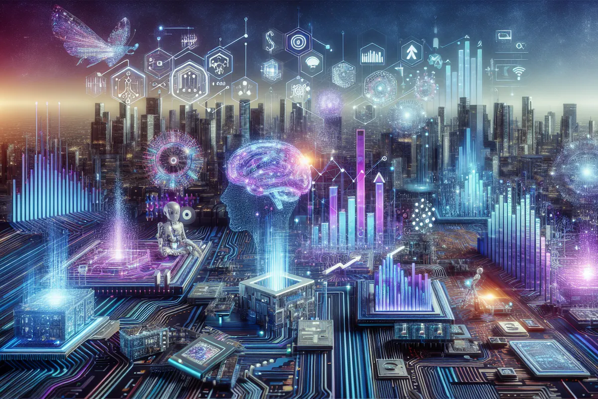 Techniciens dans une infrastructure énergétique et un centre de données soutenant les usages d’intelligence artificielle