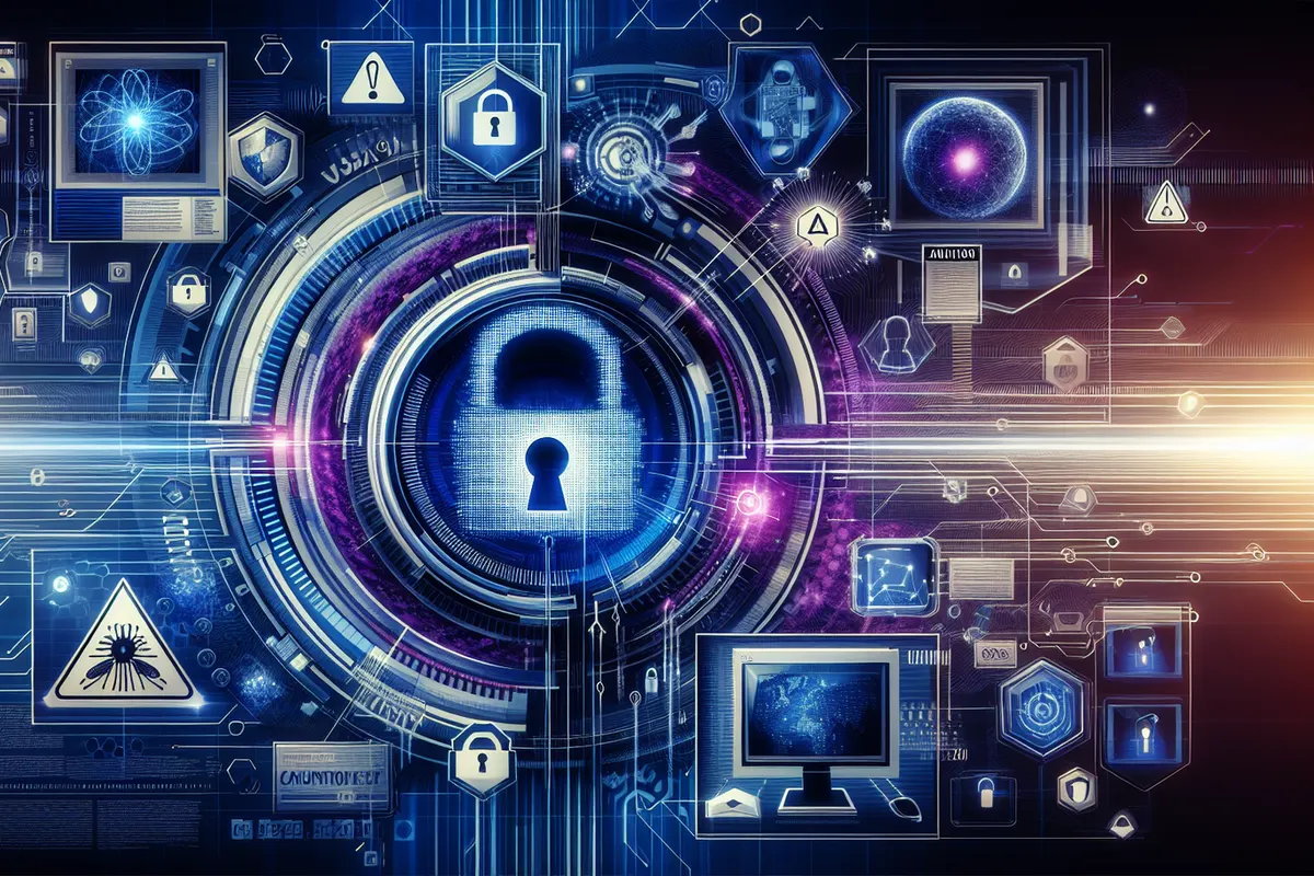 Analyste en cybersécurité surveillant des alertes de fuite de données et de vulnérabilités logicielles.