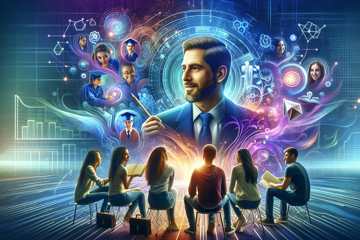 Étudiants et doctorants travaillent sur des modèles d’intelligence artificielle dans un laboratoire universitaire.