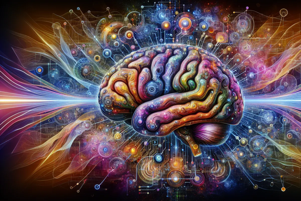 Comparaison visuelle entre un cerveau humain et un réseau de langage alimenté par des textes variés.