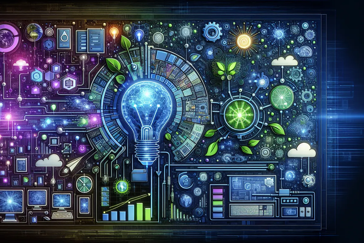 Ingénieur analysant la consommation énergétique et les performances d’une infrastructure de calcul pour l’IA