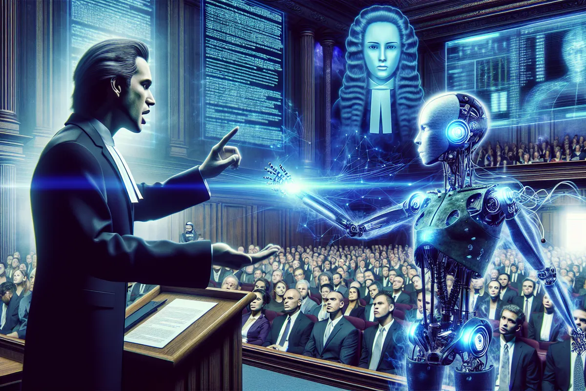 Une artiste examine des croquis de personnage et des documents juridiques liés à l’IA générative.