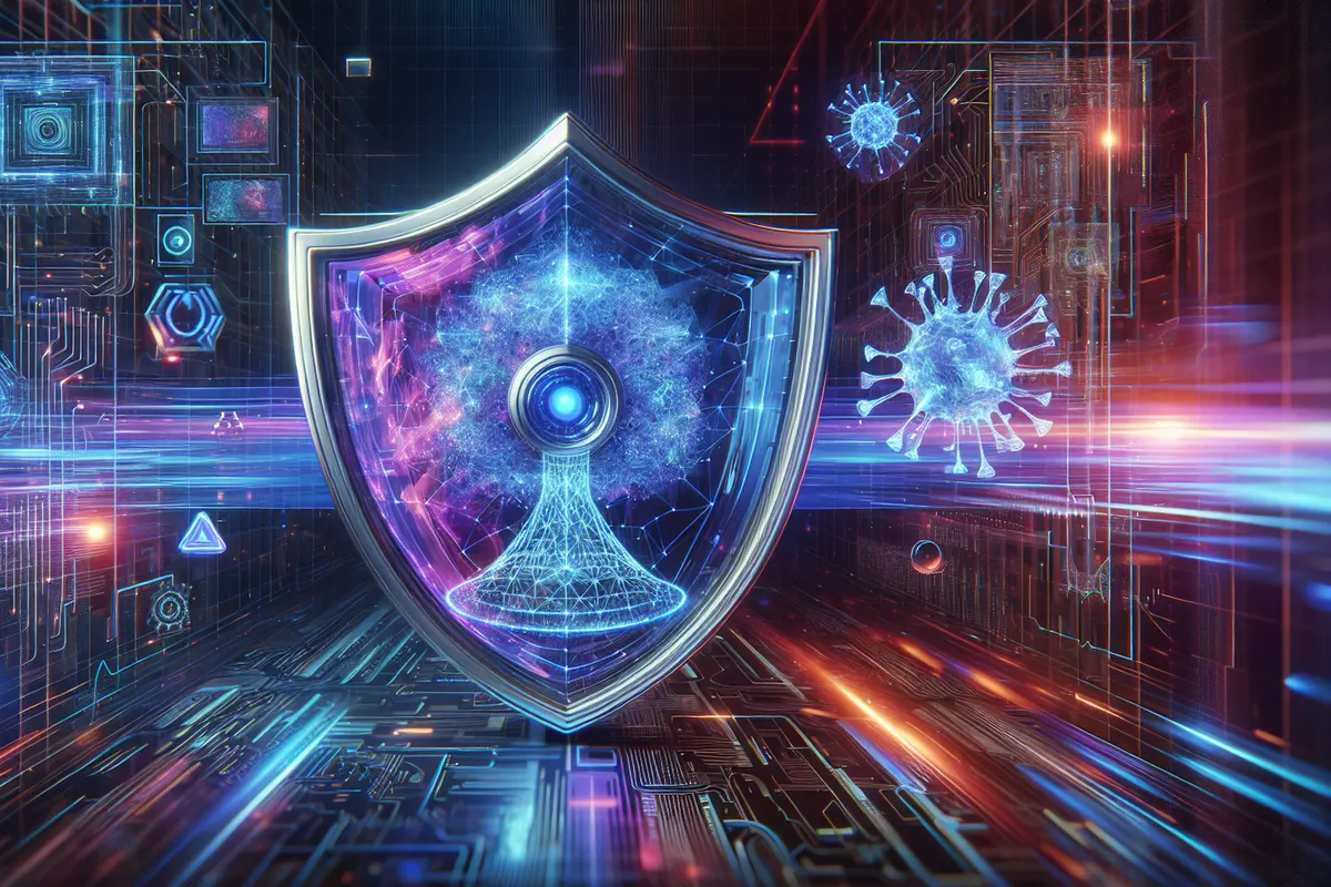 Visualisation d’un autoencodeur masqué filtrant une entrée manipulée avant son analyse par une IA