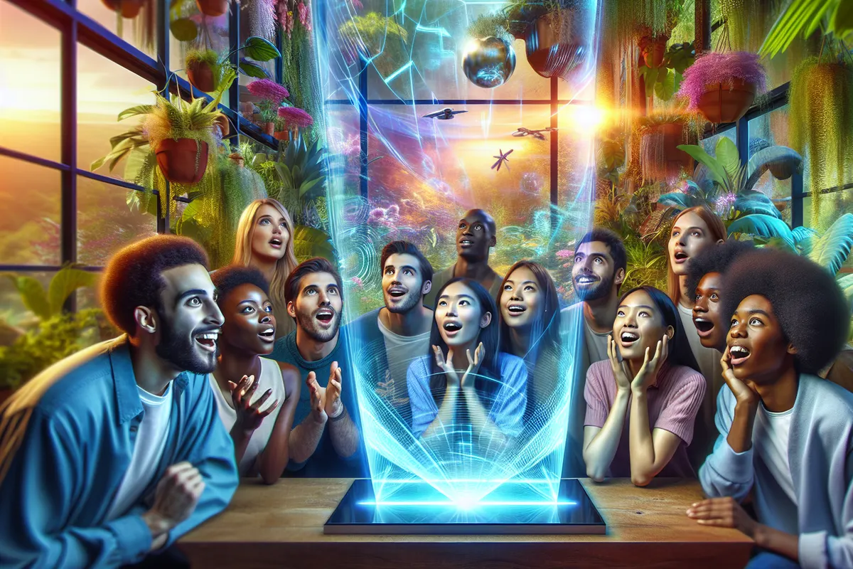 Une personne compare plusieurs scénarios de carrière et de formation générés par une simulation d’intelligence artificielle.